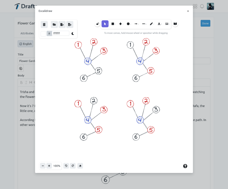 Excalidraw on Drafts